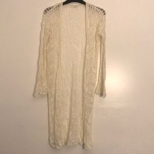 White knit Cover Up